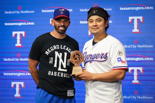 '선행의 왕' 추신수, MLB 클레멘테상 텍사스 후보로 지명