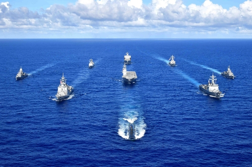 해군, 미국 주도 태평양연합훈련 참가…미중갈등 속 주목