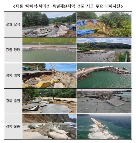 태풍피해 특별재난지역 5개 시·군 신속지원…국고지원 확대