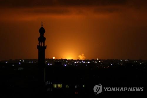 팔레스타인 긴장고조…가자지구서 로켓 발사하자 이스라엘 공습