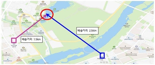 빌딩 숲 지나 드론으로 치킨 배달…국토부, 세종서 실증 행사