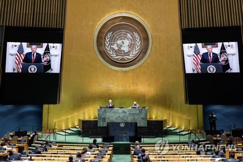 트럼프 "세계가 '중국 바이러스'와 전투…유엔은 책임 물어야"(종합)