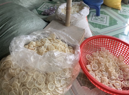 베트남서 사용한 콘돔 32만개 재활용하려던 업자 적발