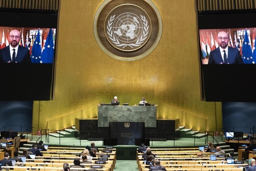 EU정상회의 상임의장, 유엔 연설서 중국 인권 문제 '맹공'