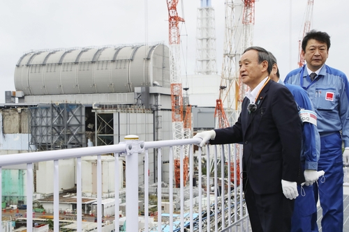 日 스가, 후쿠시마 원전 오염수 처리방침 "최대한 빨리 결정"
