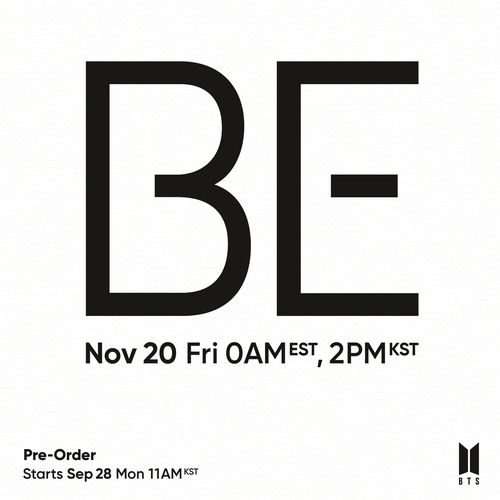 방탄소년단, 손수 만든 새 앨범 'BE' 11월 20일 발매