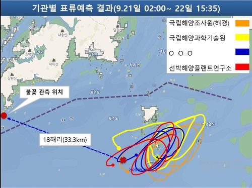 해경, 피격 공무원 월북 판단 근거는 표류 예측과 군 첩보