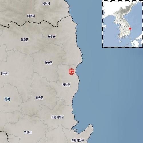 경북 영덕 북쪽서 규모 2.1 지진 발생…피해상황은?