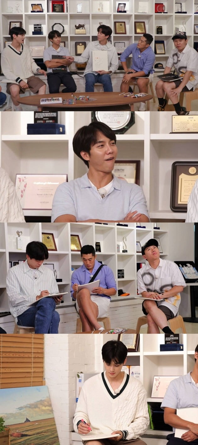 '집사부일체' 이승기, 양세형, 신성록, 차은우, 김동현가 창업 아이디어를 내놓는다. / 사진제공=SBS