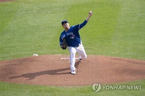 위기에 강한 류현진, 메츠전 6이닝 1실점 7K 호투…4승 요건(종합)