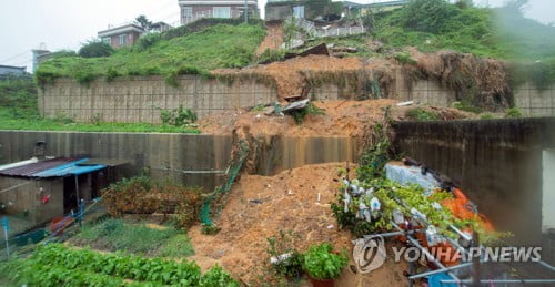 '태풍 연타' 강원 동해안 휘청…1명 실종·주민 313명 대피