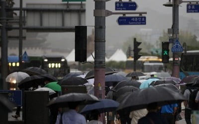 중부 오후까지 돌풍·천둥·번개 동반 비…남부는 아침 소나기