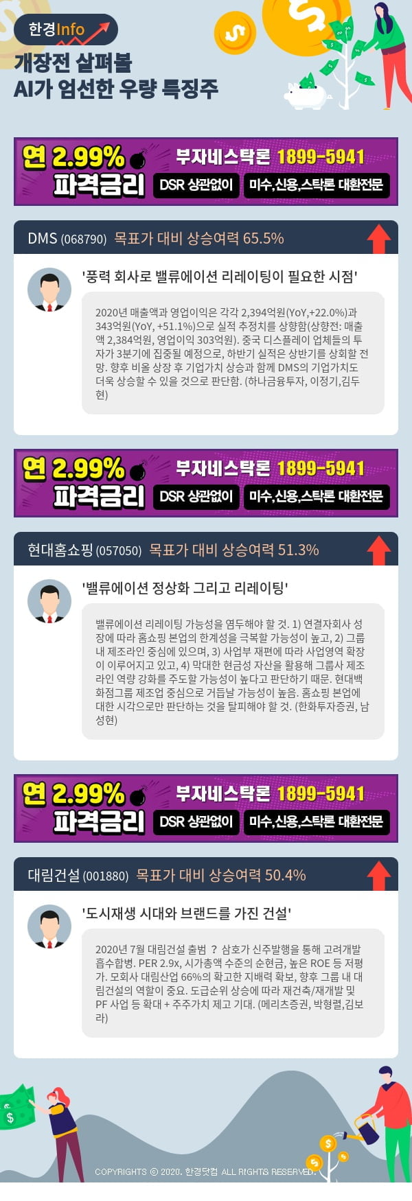 [포커스]개장전 살펴볼 AI가 엄선한 우량 특징주