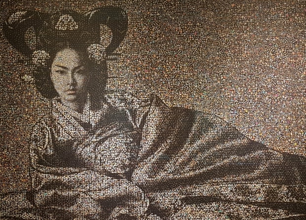 우종일의 'Joseon Dynasty Royal Family Series' Empress #7, 120cmX171cm, 2014. 