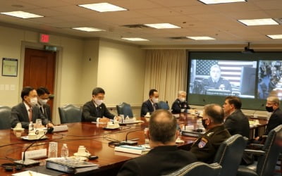 한미 국방장관 '전작권' 시각차...공동성명엔 '주한미군 현 수준 유지' 빠져