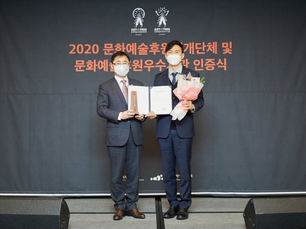 무학,2020 문화예술 후원 우수기관 인증