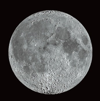 美 아폴로11호가 착륙한 달 앞면 