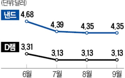 '화웨이 특수'…D램값 하락에도 끄떡없는 반도체