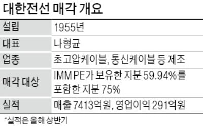 [마켓인사이트] 대한전선, 5년 만에 새 주인 찾는다