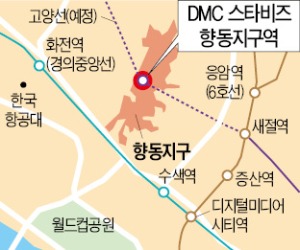 DMC 스타비즈 향동지구역, '서울 생활권' 고양 향동 랜드마크로 뜬다