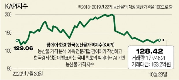 김장철 앞두고도…배추값 71%, 무값 54% 하락