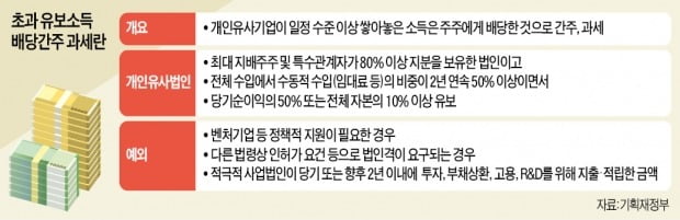 기재부, 이자·배당·임대료 수입 50% 넘는 기업만 과세