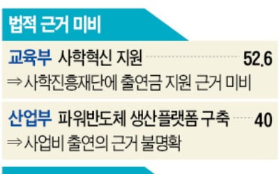 "내년 신규 예산사업 3분의 1 이 부실"