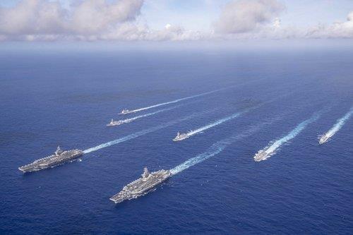 미 국방 "중국에 맞서려면 2045년까지 함정 500척 보유 필수"