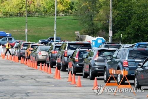 미국 하루 신규 코로나환자 6만명 근접…21개주선 환자 최고수준