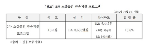 유의동 "2차 소상공인 금융지원 집행률 13.6% 불과"