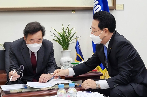 김영록 지사, 이낙연 대표 만나 현안 지원 요청