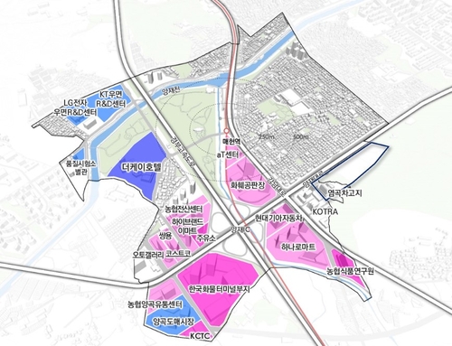 서울 서초구, 첨단R&D 육성 '양재택지계획 재정비안' 공고