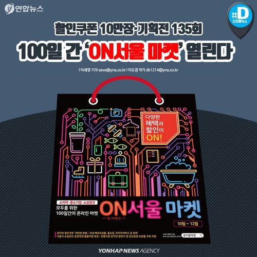 [카드뉴스] 할인쿠폰 10만장….100일 동안 열리는 'ON서울 마켓'