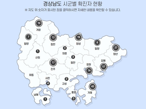 경남 코로나19 환자 1명 추가…서울 방문한 60대 남성