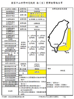 대만 미사일 시험발사…中군용기 대만 ADIZ 또 진입