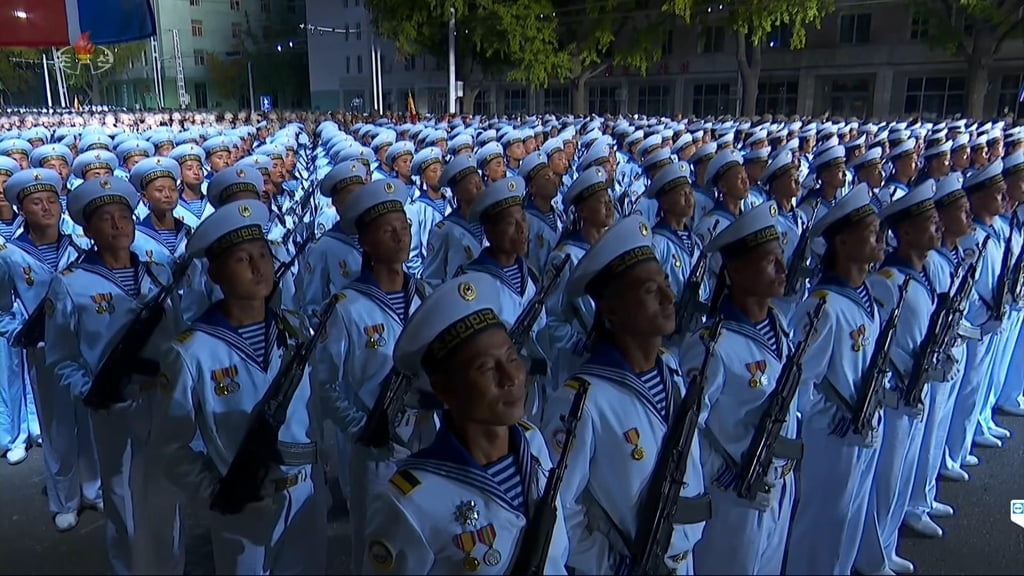 북한 노동당 창건 75주년 열병식 (사진=조선중앙TV 캡처)