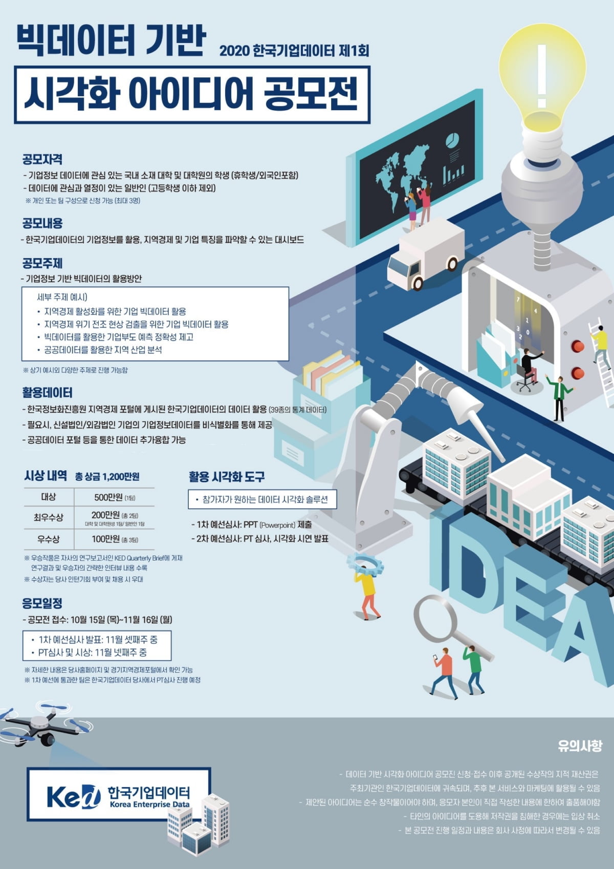 한국기업데이터, `빅데이터 시각화` 아이디어 공모전 개최