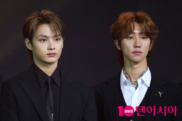 [TEN 포토] '2020 대중문화예술상' 세븐틴 준X디에잇, '자비 없는 잘생김'