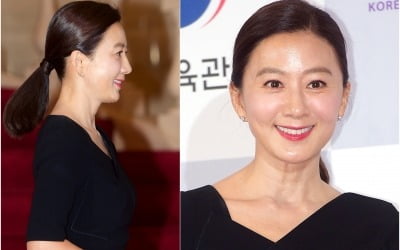 [B컷 방출] '2020 대중문화예술상' 김희애, 50대 중반에 뽐낸 우아함의 극치