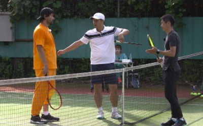 '축구야구말구' 박찬호X이영표X오마이걸 승희, '테니스 전설' 이형택 만난 이유