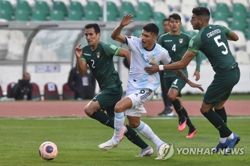 아르헨 축구, 15년 만의 볼리비아 원정 승리…월드컵 예선 2연승