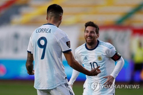 아르헨 축구, 15년 만의 볼리비아 원정 승리…월드컵 예선 2연승(종합)