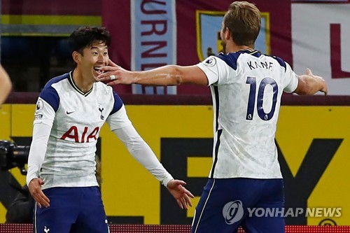 '번리 킬러' 손흥민 시즌 10호골 폭발…EPL 득점 '단독 1위'