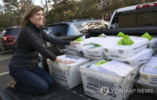 미국 대선 경합주 부재자 투표 급증세…4년 전보다↑