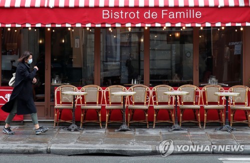 프랑스 파리, 6일부터 카페·술집 폐쇄…식당은 계속 연다(종합)