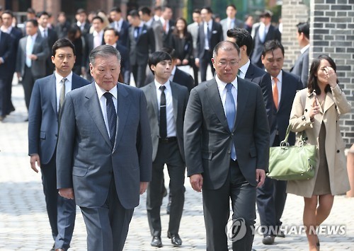 [고침] 경제(지배구조개편·실적회복·코나화재…정의선…)