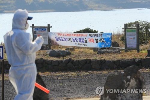 "AI 바이러스 막아라" 제주시 일부 철새도래지 통제