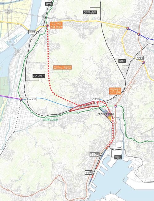 부산 도심철도 지하화로 생길 지상 86만㎡에 4개 혁신지구 조성
