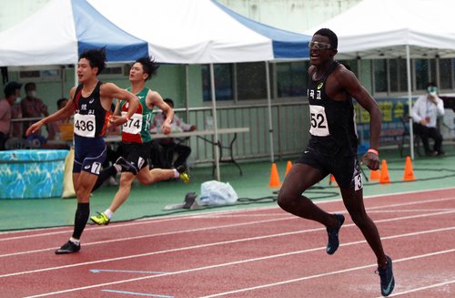 남자 100ｍ 일반부 김국영 10초31…고등부 비웨사 10초79