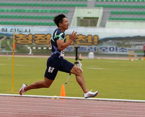 남자 100ｍ 일반부 김국영 10초31…고등부 비웨사 10초79